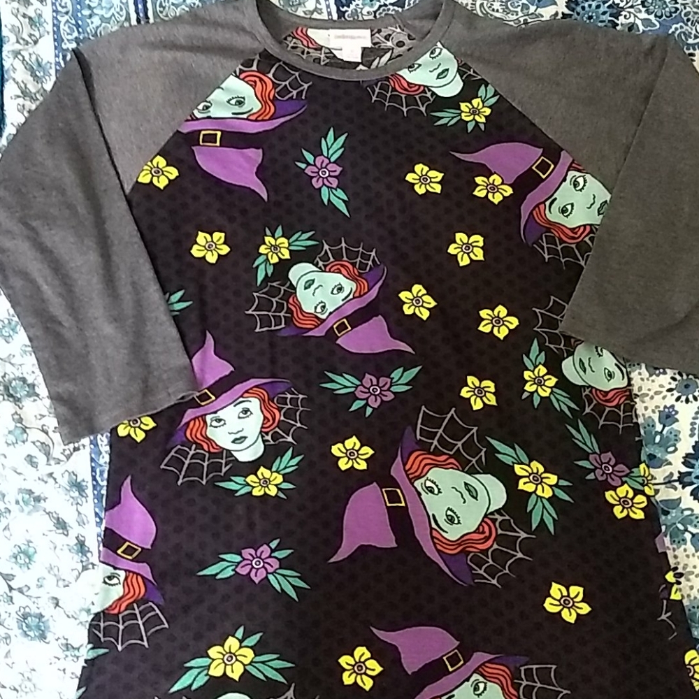 Lularoe halloween baseball t!